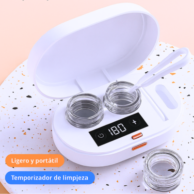 Limpiador Ultrasónico de Lentes de Contacto con conexión Type-C
