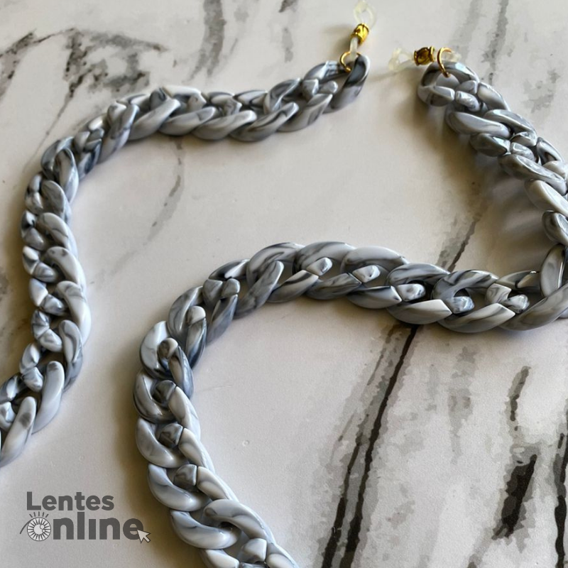 Maxi Strap Acrilico Blanco marmol