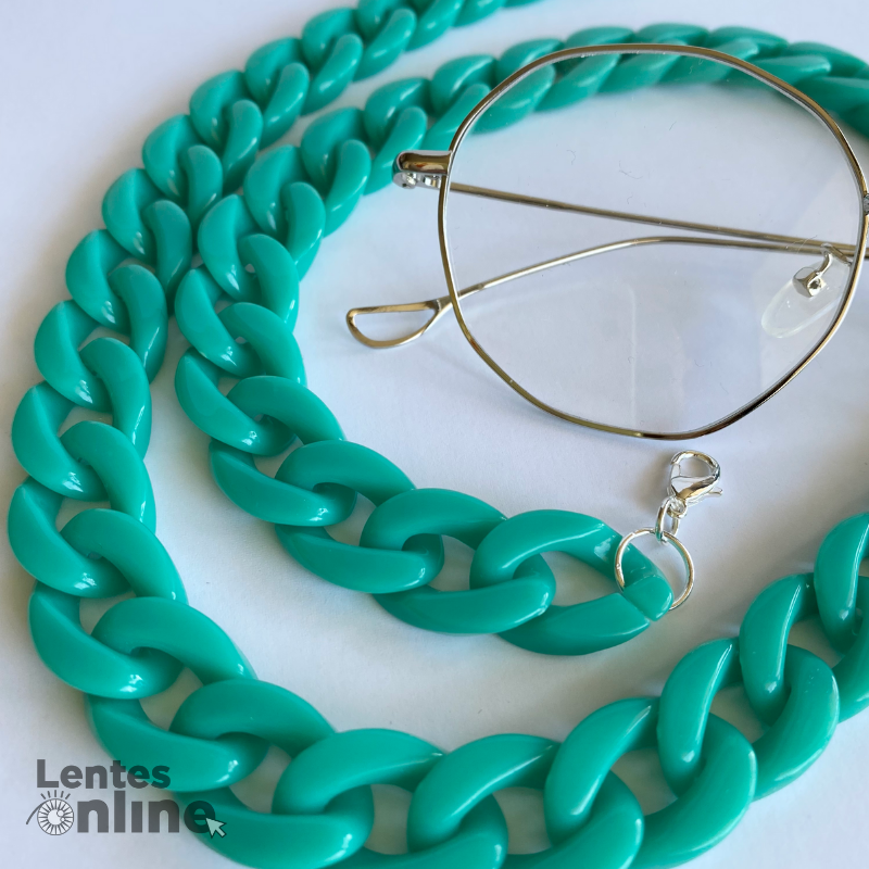 Maxi Strap Acrilico Turqueza