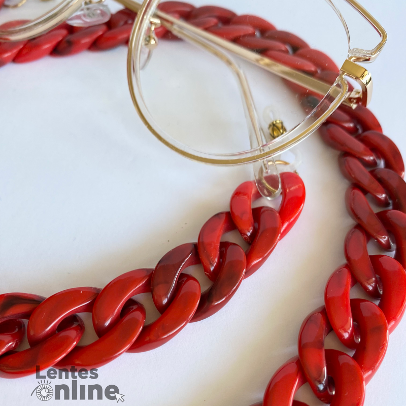 Maxi Strap Acrilico Rojo