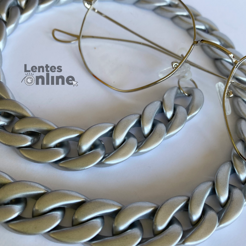 Maxi Strap Acrilico Plata