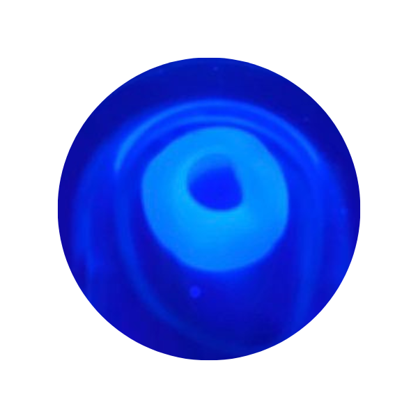 Glow White UV lens