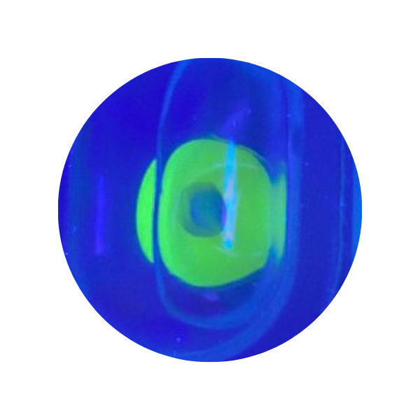 Glow Yellow UV lens